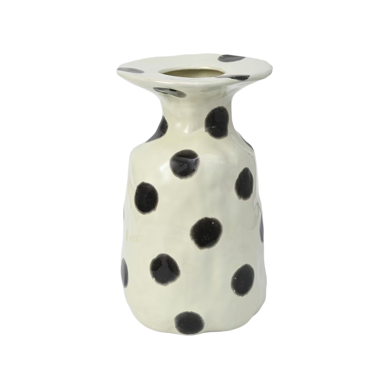 Vase Dots Offwhite