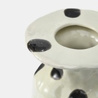 Vase Dots Offwhite
