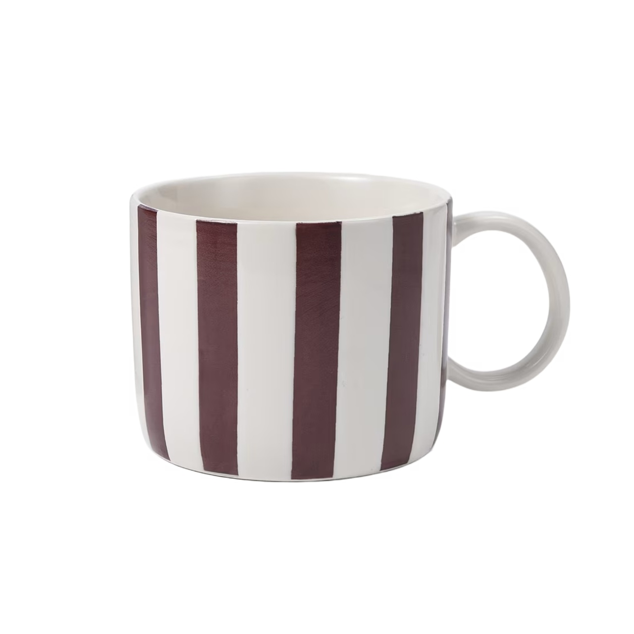 Krus Ada Stribet Burgundy