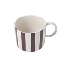 Krus Ada Stribet Burgundy