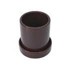Kräutertopf 11 cm Dunkelbraun