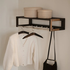 Hat Shelf Confetti Brown