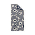 Håndkle Unikko 70x150 cm Off white/Blueberry