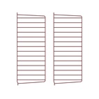 Veggpanel 75x30 2-pk mørkerød