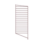 Gulvpanel 85x30 1-pk mørkerød