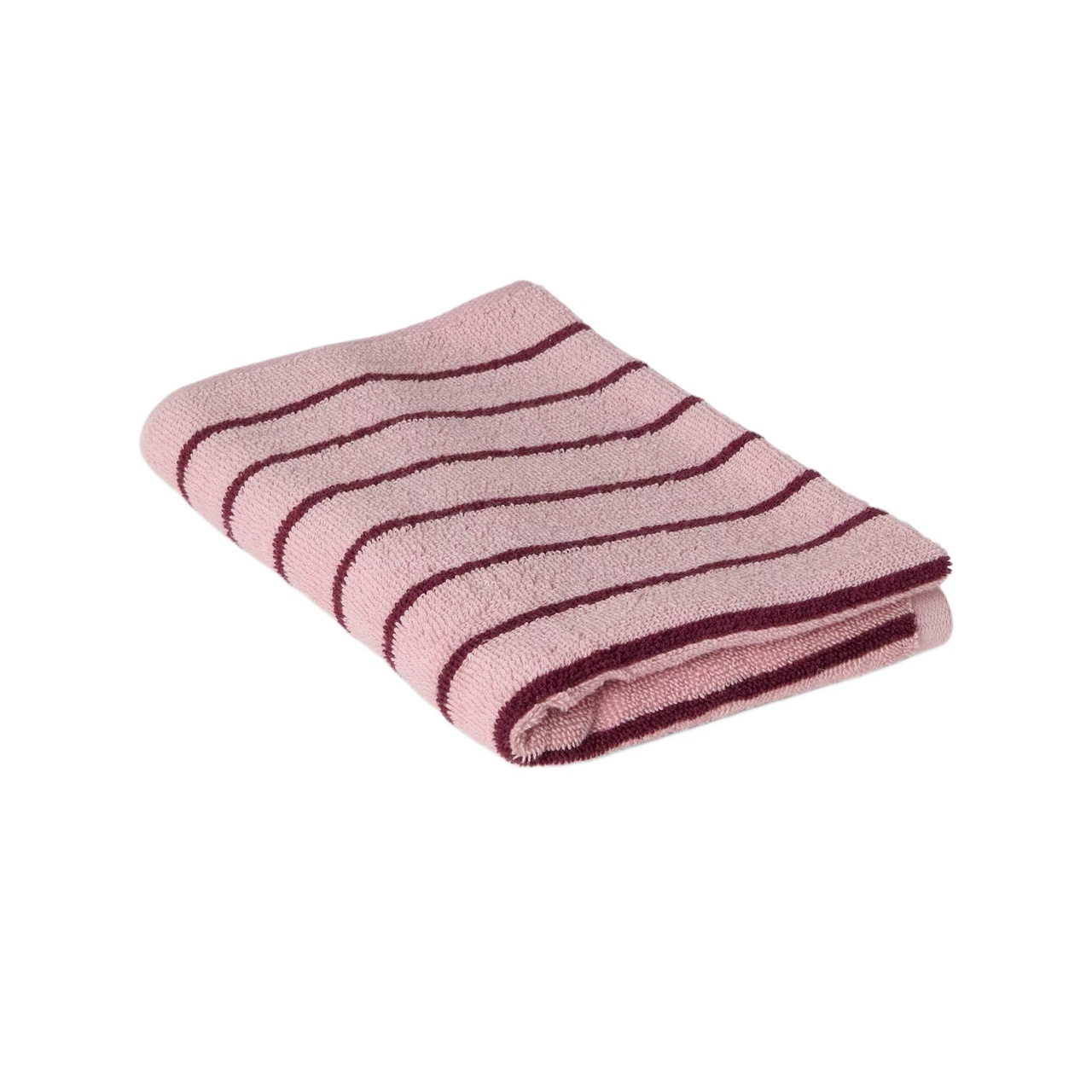 Håndklæde Signe 50x70 cm Pink/Burgundy