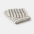 Towel Signe 50x70 cm Natural white/Dark grey