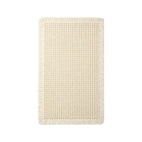 Badezimmermatte Waffel 50x80 cm Offwhite