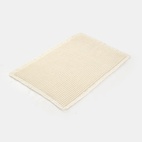 Badezimmermatte Waffel 50x80 cm Offwhite