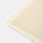 Badezimmermatte Waffel 50x80 cm Offwhite
