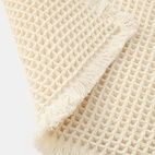 Badezimmermatte Waffel 50x80 cm Offwhite