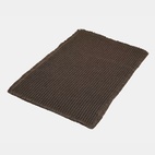 Bademåtte Waffle 50x80 cm Mørkebrun