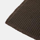 Bademåtte Waffle 50x80 cm Mørkebrun