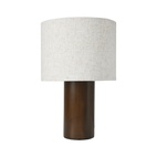 Bordlampe Bento Mørkt træ