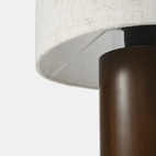 Bordlampe Bento Mørkt træ