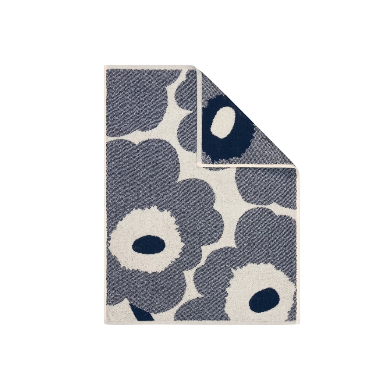 Handduk Unikko 50x70 cm Off white/Blueberry