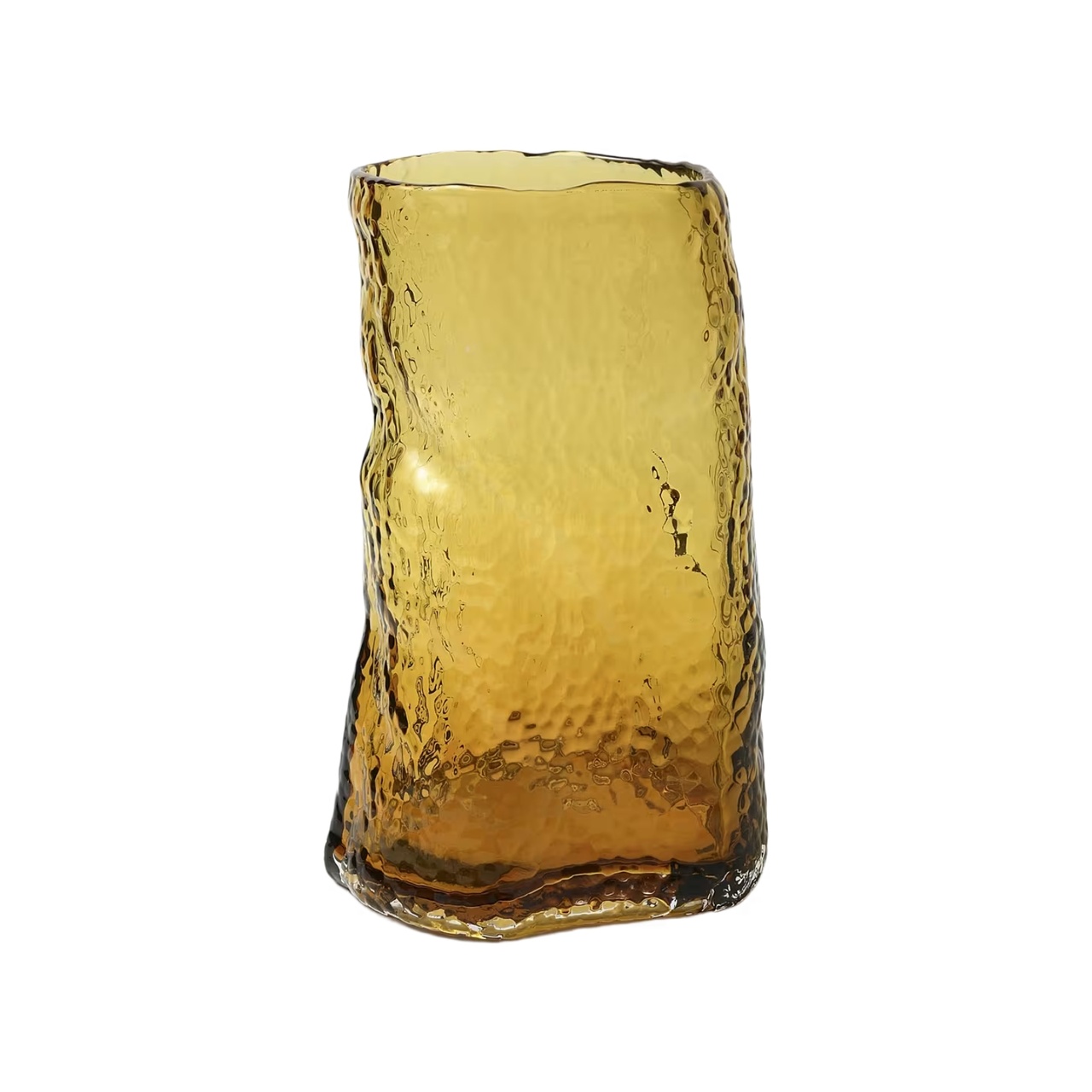Vase Mano structure Amber