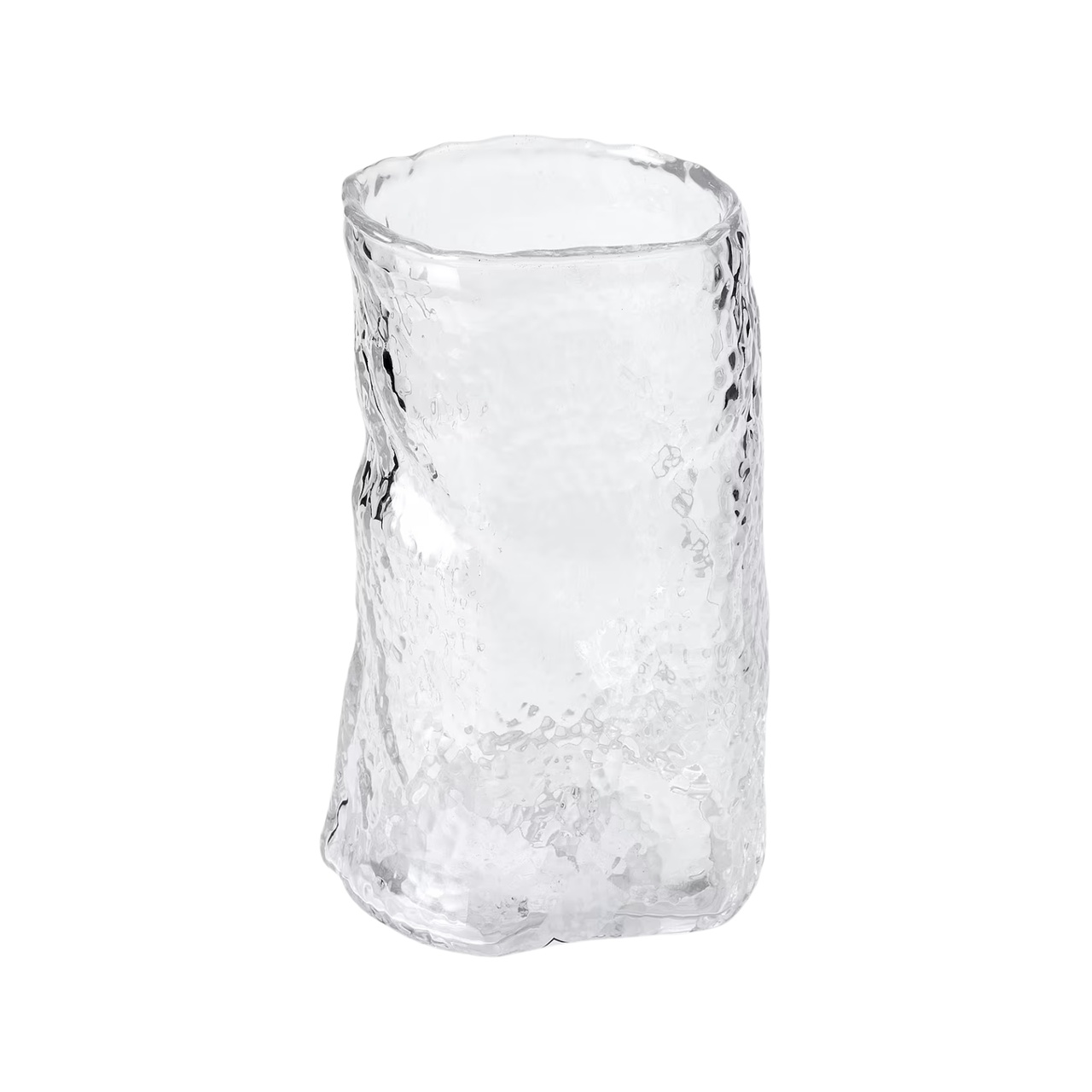 Vase Mano structure Clear
