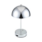 Table Lamp Rechargeable Lova Chrome