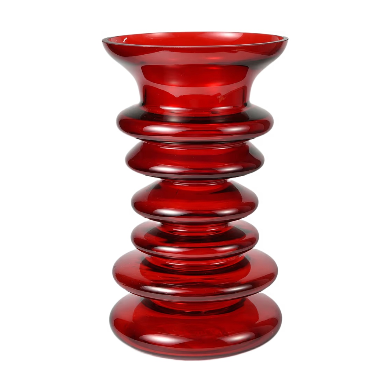 Vase Alba 30 cm rød