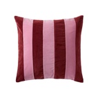 Pudebetræk Samira 50x50 cm Pink/Bordeauxrød