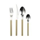 Besteckset Bisou, 16-teilig, beige