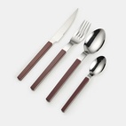 Besteckset Bisou, 16-teilig, burgundy