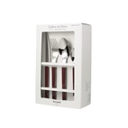 Besteckset Bisou, 16-teilig, burgundy