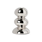 Candlestick Pebble S Silver