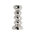 Candlestick Pebble L Silver