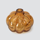 Mini Vase Pumpkin Amber
