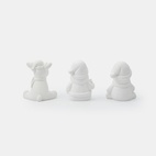 Julesett DIY-figurer 3-delt rød