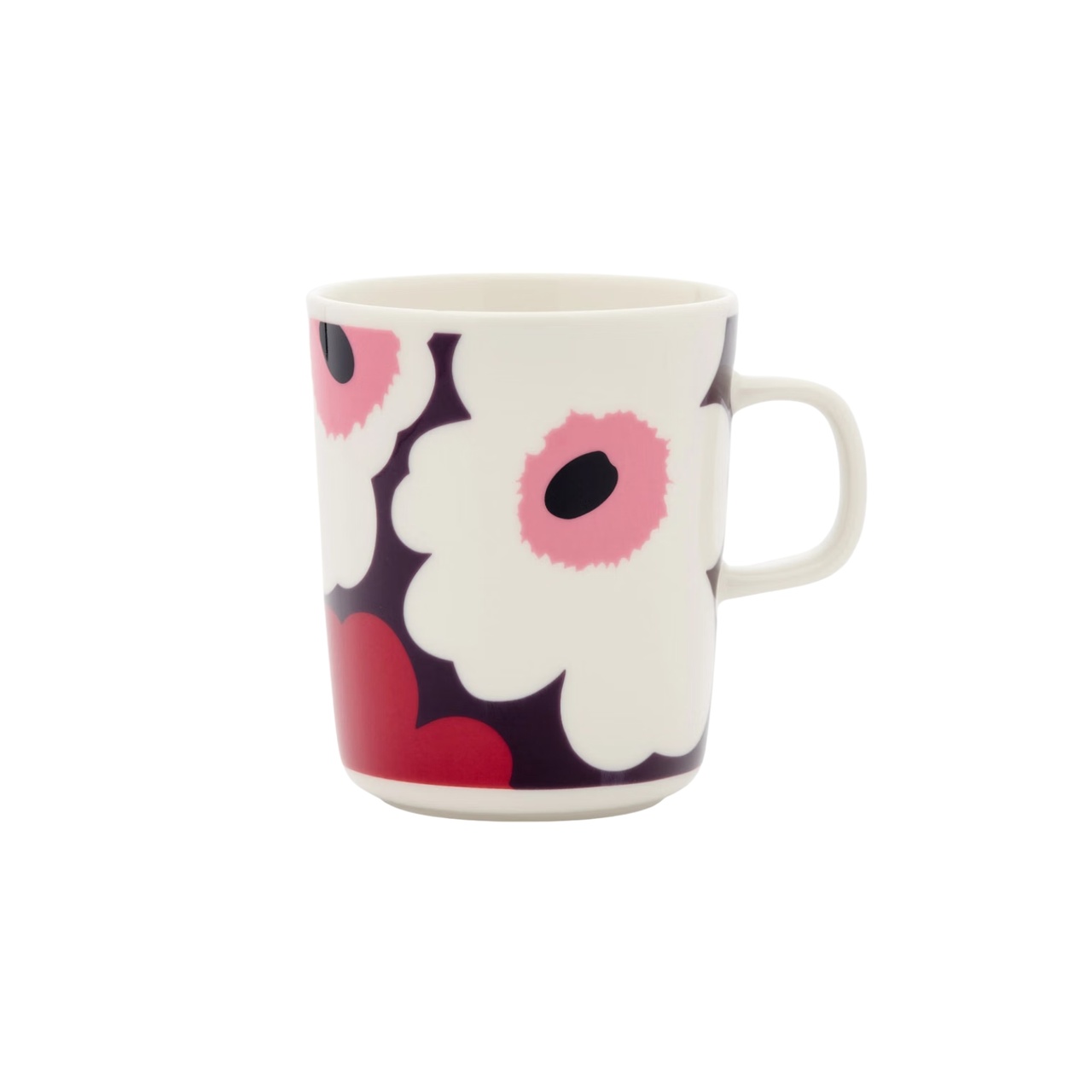 Muki UNIKKO 2,5 dl Valkoinen/Luumu