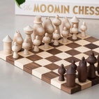 Spel wood chess Moomin