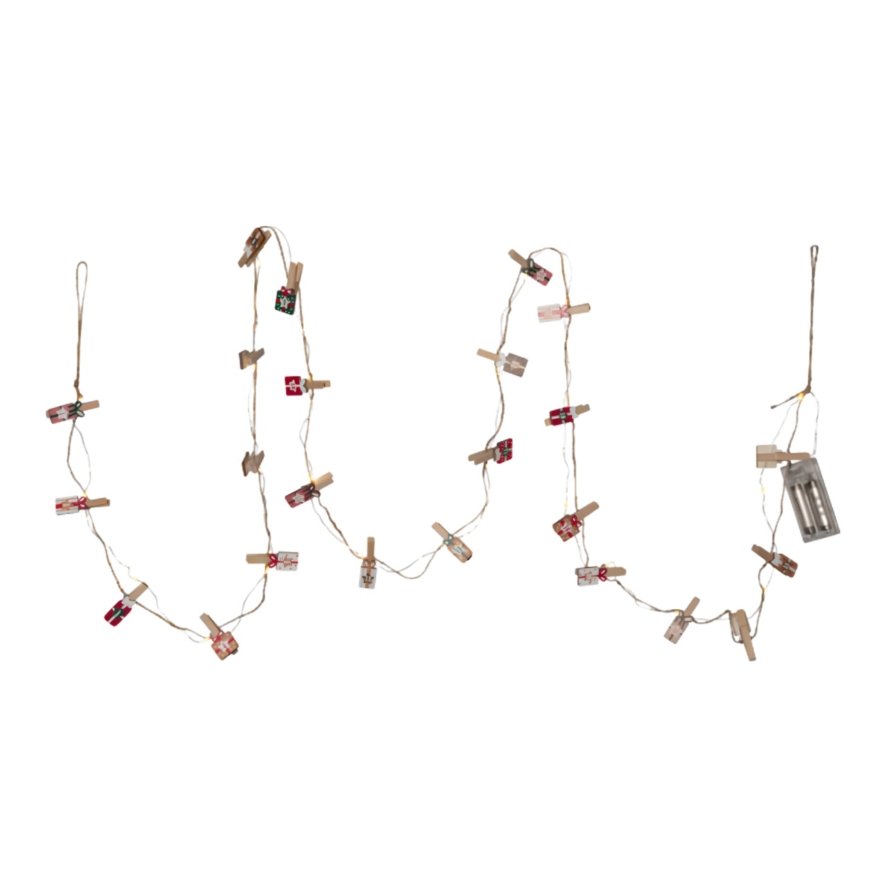 Lyskæde Clippy Advent