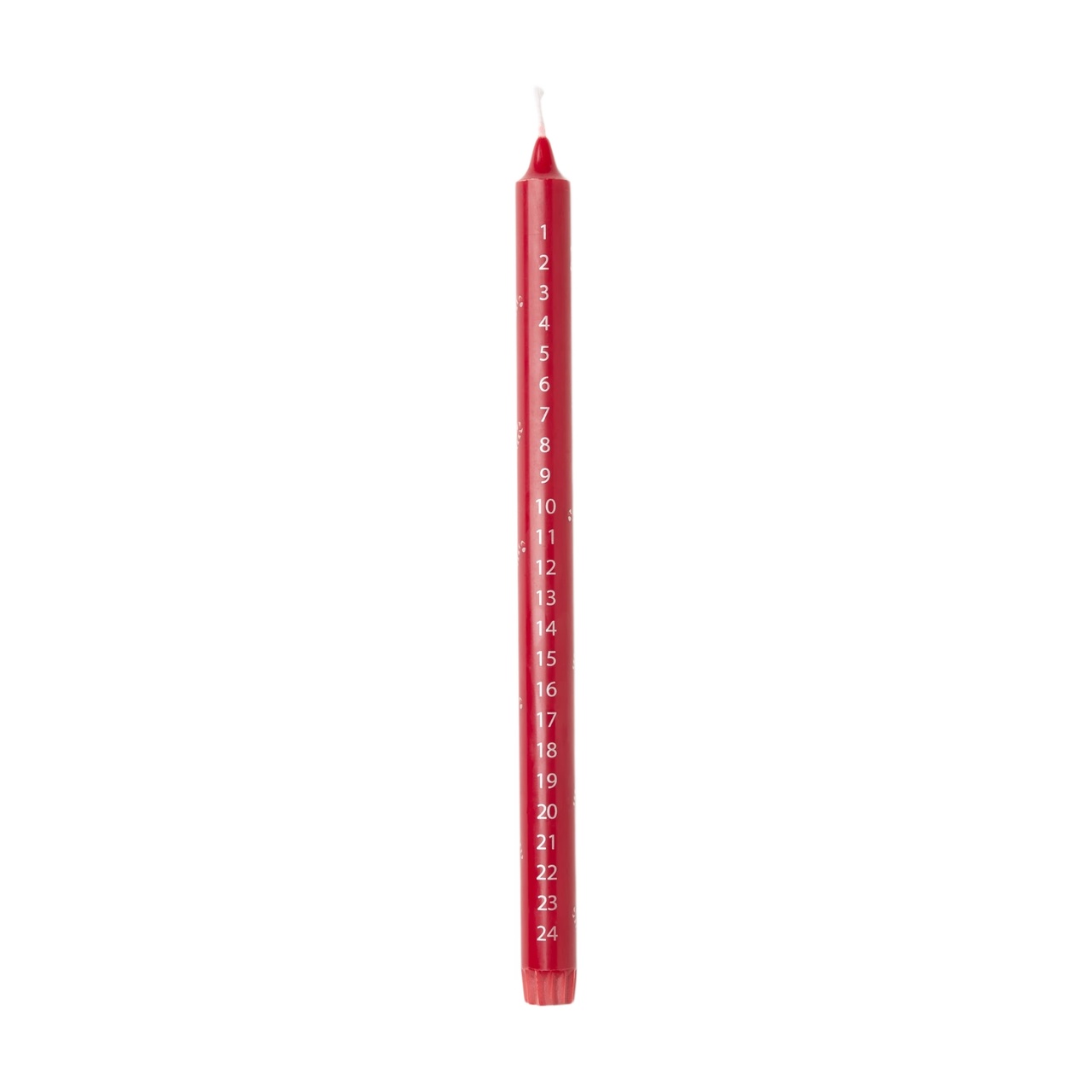 Kalenderlys Classic Rød