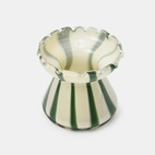 Hyacinth Vase Clara Stripe S Green