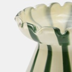 Hyacinth Vase Clara Stripe S Green