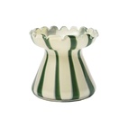 Hyacinth Vase Clara Stripe S Green