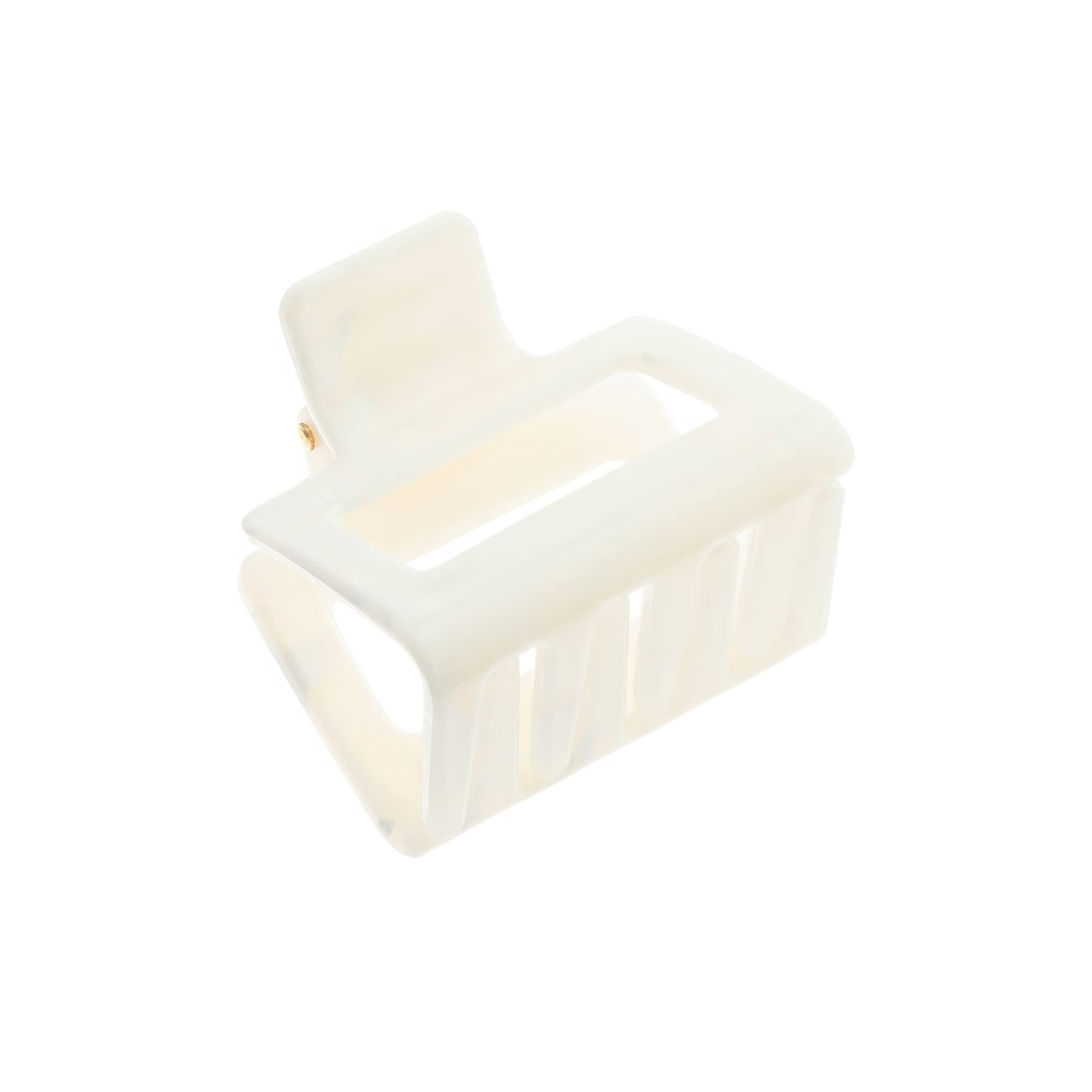 Hårklemme Aurora Mini 5 cm Blank Ivory