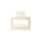 Hårklemme Aurora Mini 5 cm Blank Ivory