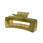 Jasmine Medium Hair Clip 10 cm Glossy Olive