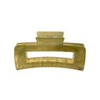 Jasmine Medium Hair Clip 10 cm Glossy Olive