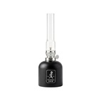 Kerosene lamp glass matt black