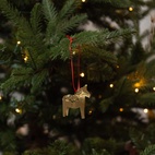 Hengende dekorasjon 3D CHRISTMAS HORSE