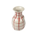 Mini Vase Check S Red