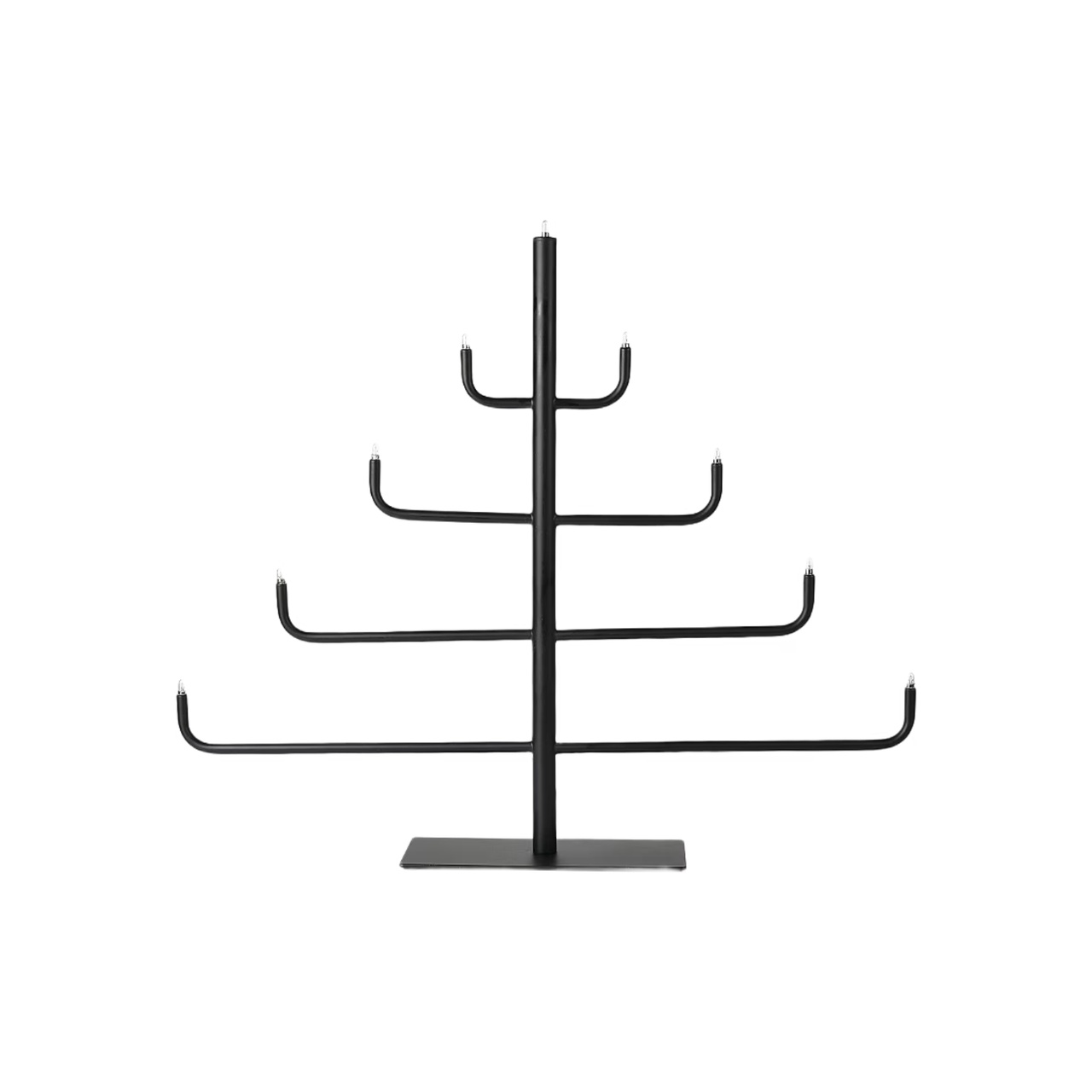 Elektrisk lysestage Lumi Sort