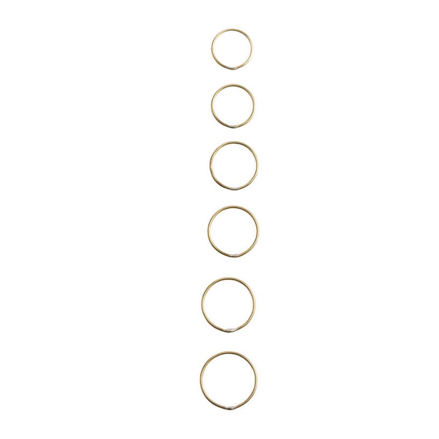 Ring enkel mässing