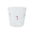 Glas Deco Polka 2er-Pack klar