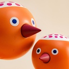 Birds 1967 Mini No.8 Orange/Rød